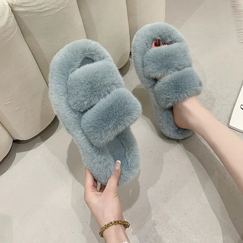 Chic Wool Comfort Slippers