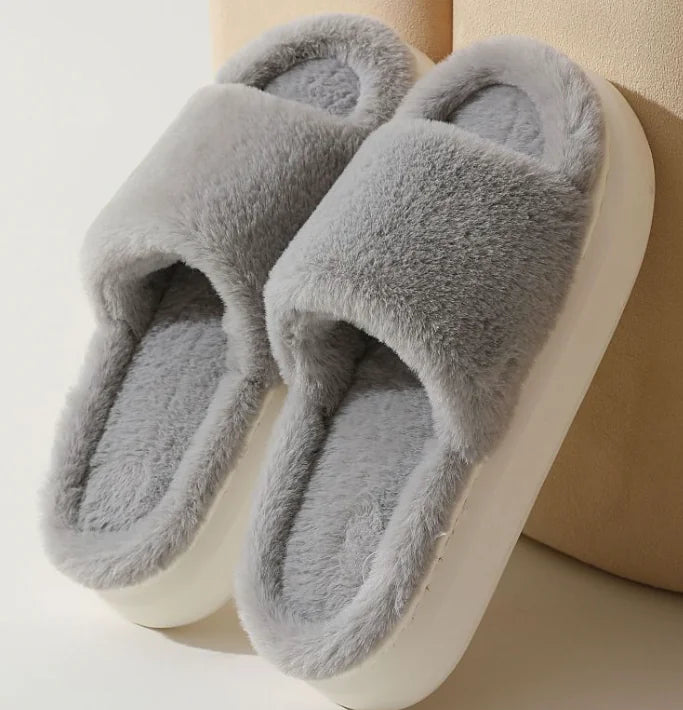 Ladies' Plush Winter Slippers