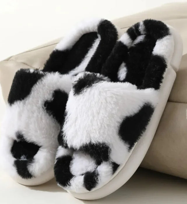 Ladies' Plush Winter Slippers
