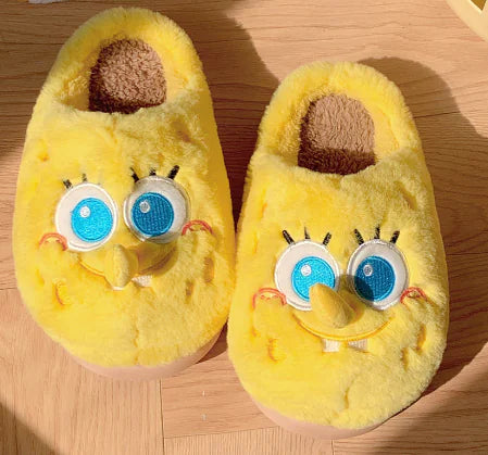 Plush Cotton Comfort Slippers