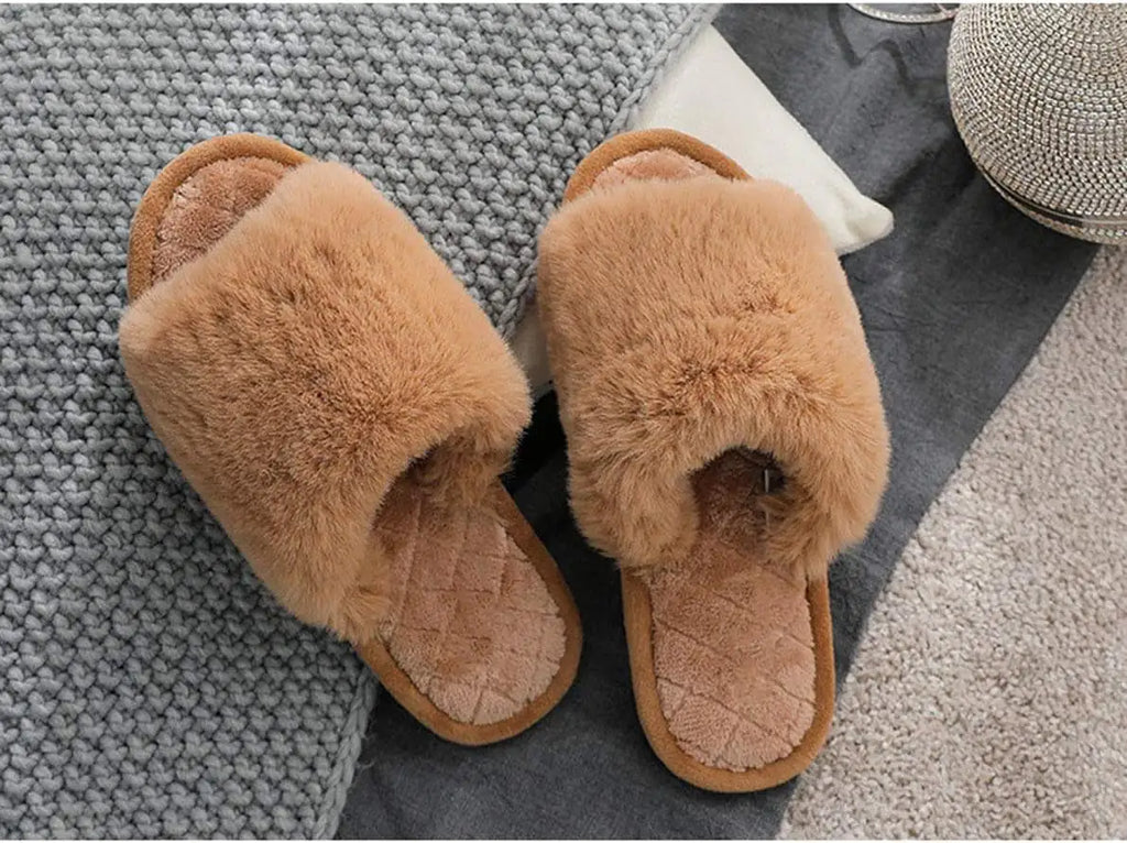 Cozy Faux Fur Slippers