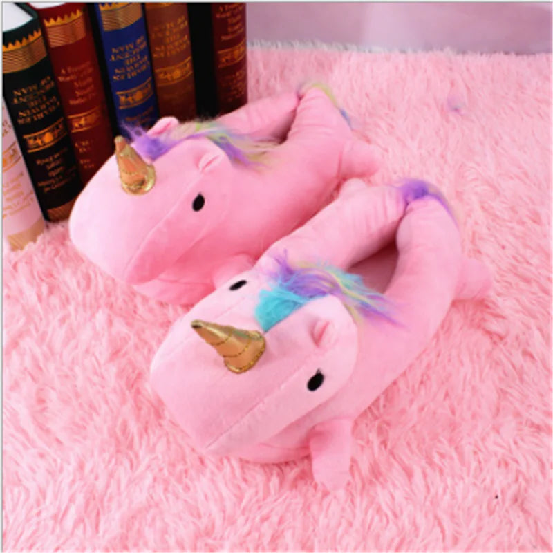 3D Unicorn Warm Slippers
