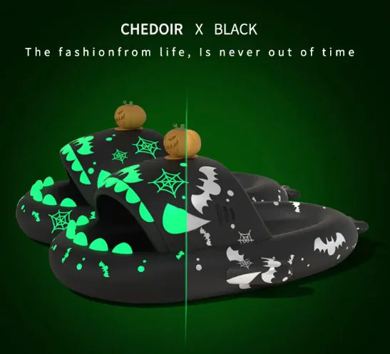 Luminous Shark Slippers