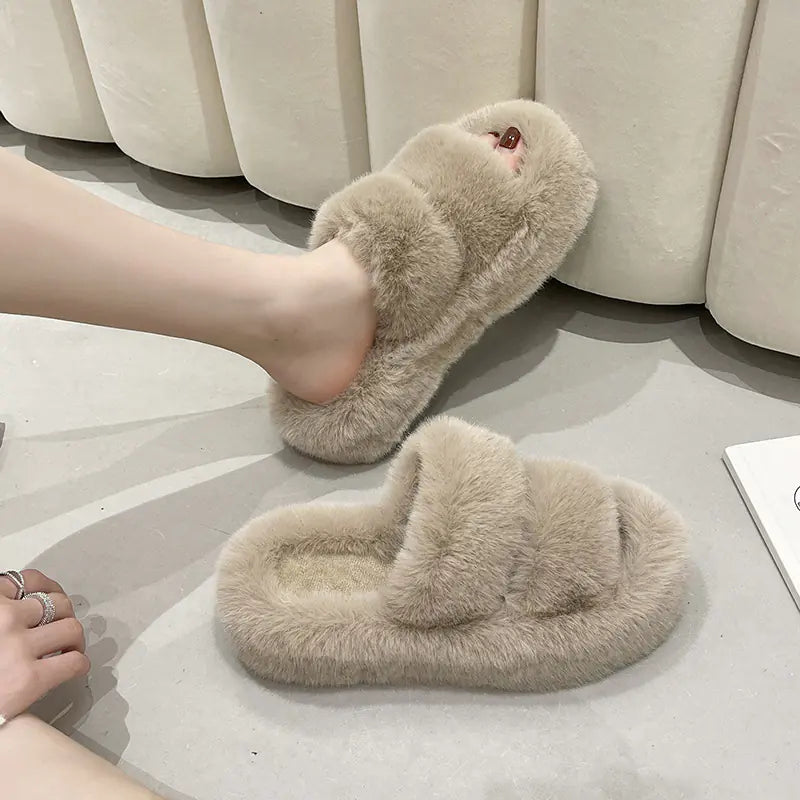 Chic Wool Comfort Slippers