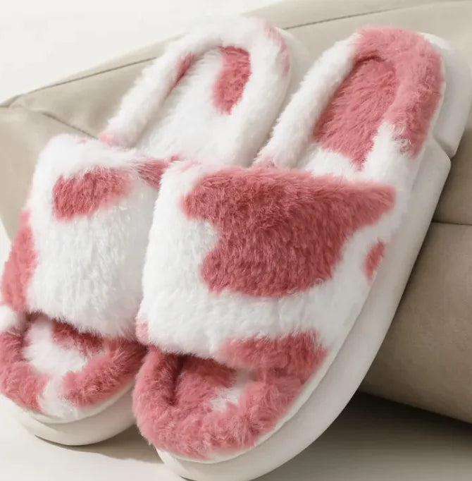 Ladies' Plush Winter Slippers