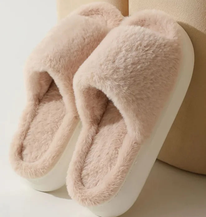 Ladies' Plush Winter Slippers