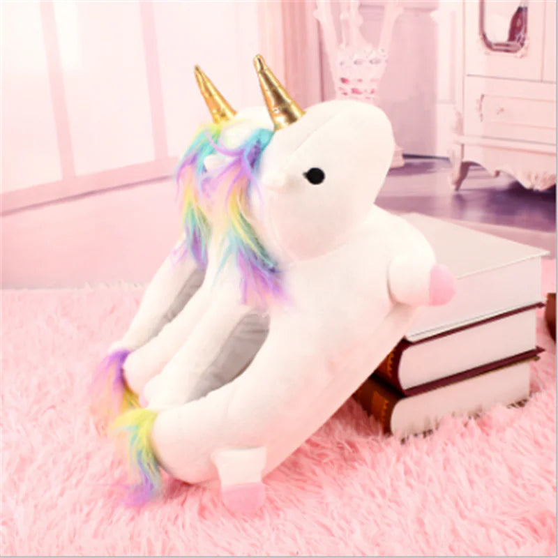 3D Unicorn Warm Slippers
