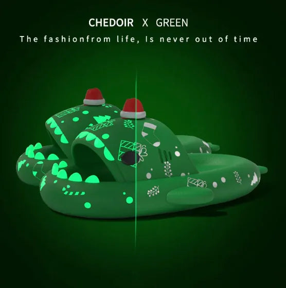 Luminous Shark Slippers