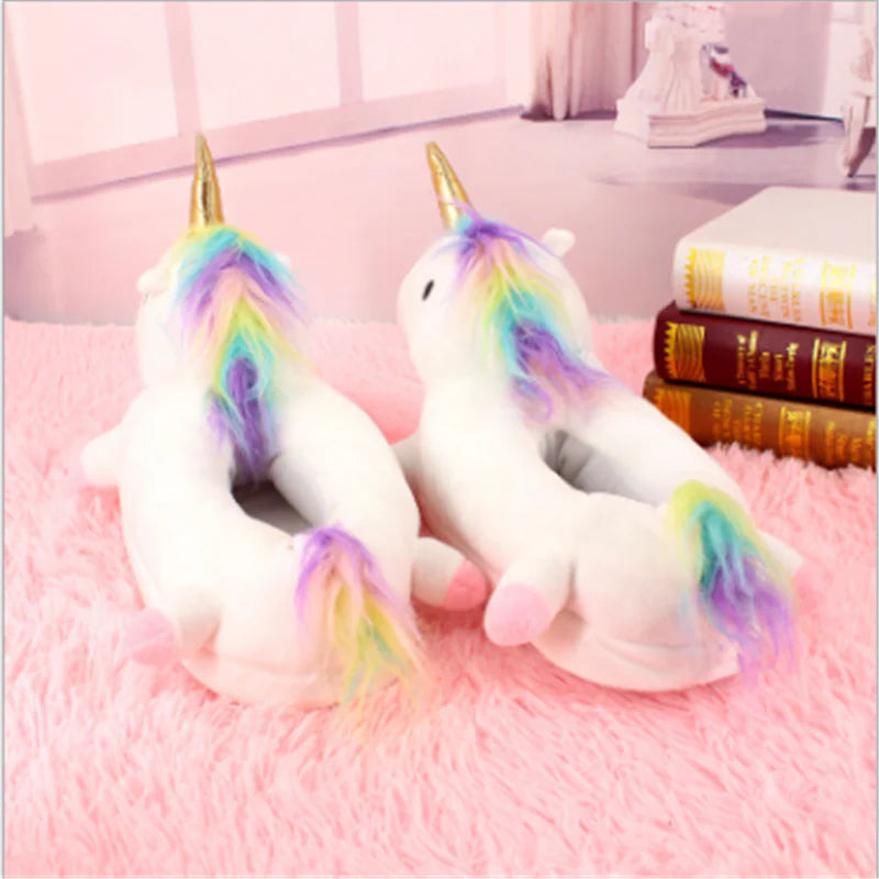 3D Unicorn Warm Slippers