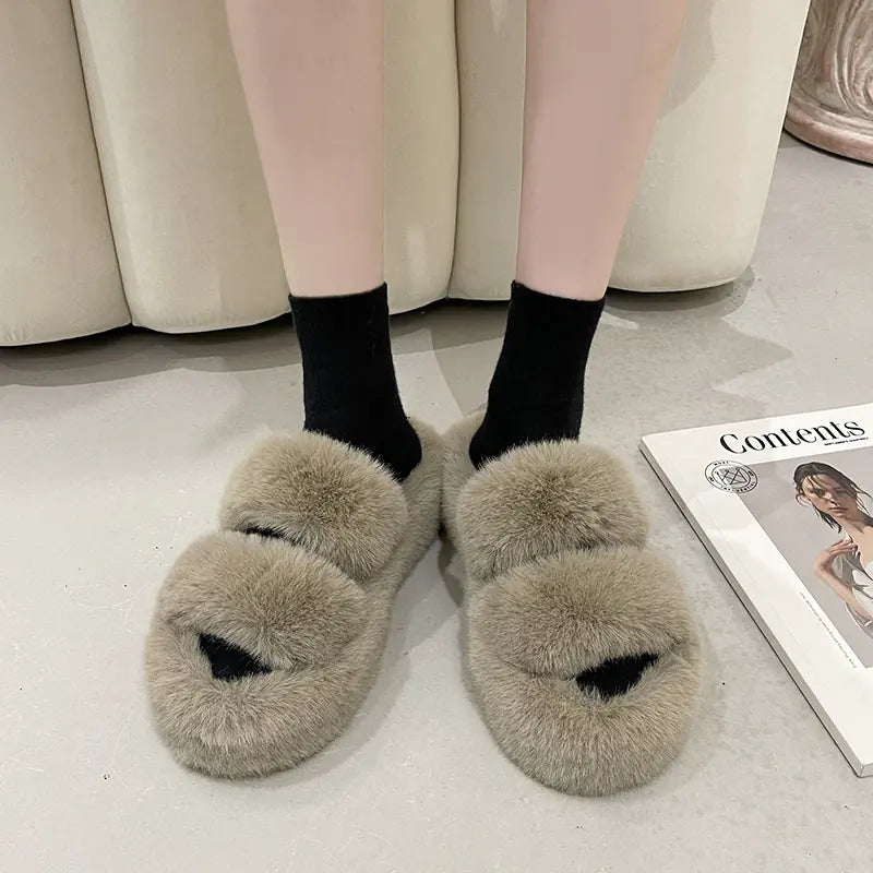 Chic Wool Comfort Slippers