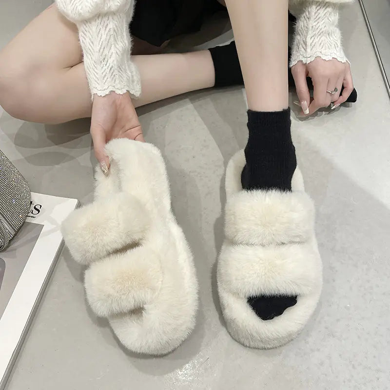 Chic Wool Comfort Slippers