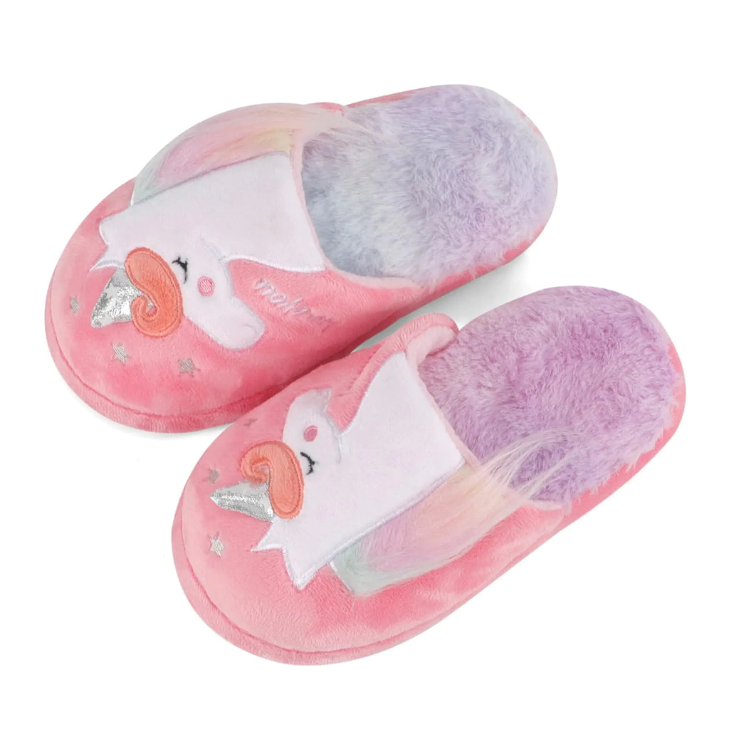 Unicorn Plush Slippers