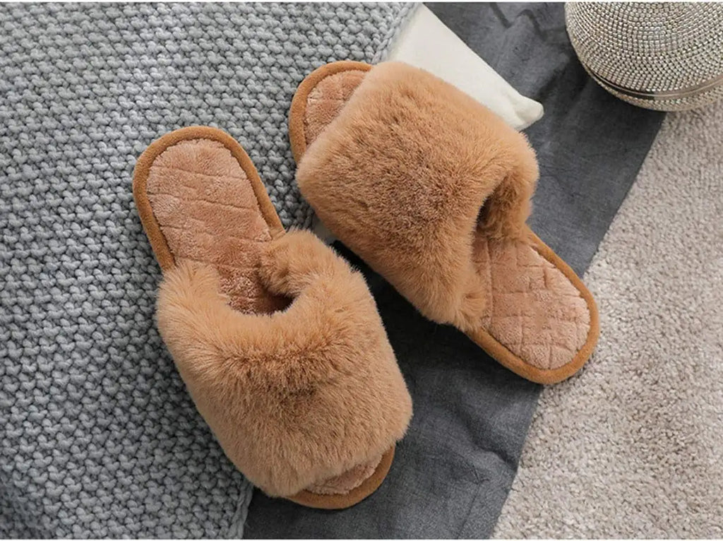 Cozy Faux Fur Slippers