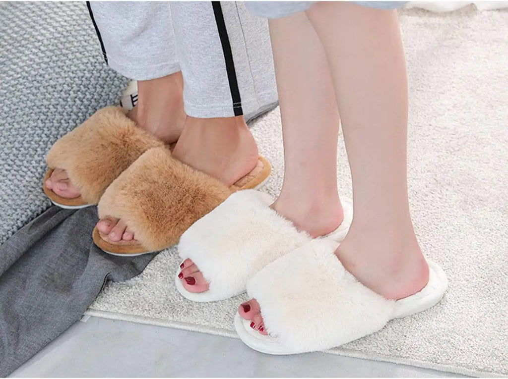 Cozy Faux Fur Slippers
