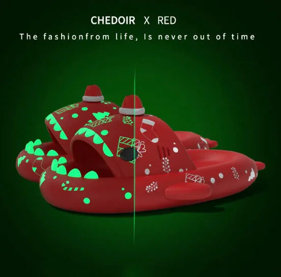 Luminous Shark Slippers