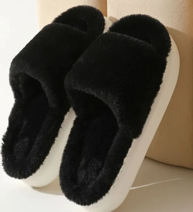 Ladies' Plush Winter Slippers